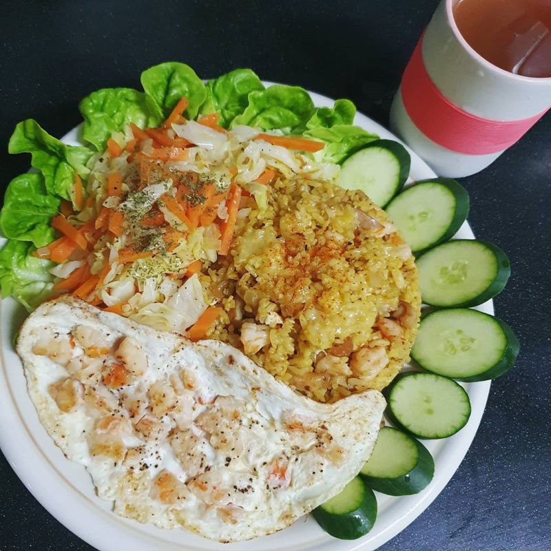 Seafood golden fried&nbsp;rice.